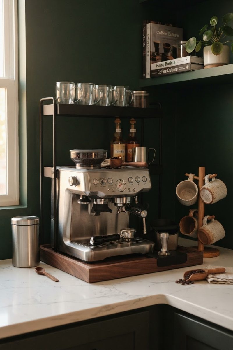 The espresso splurge: the styled corner